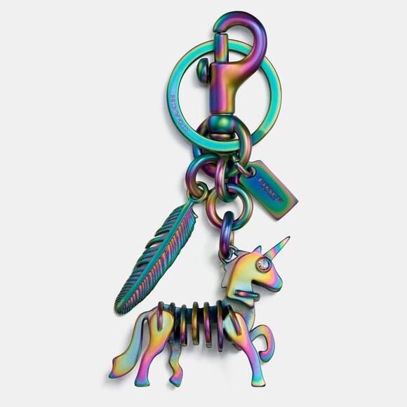 Coach Anodized Uni Unicorn Bag Charm Style No. 22949 - Picture 1 of 11